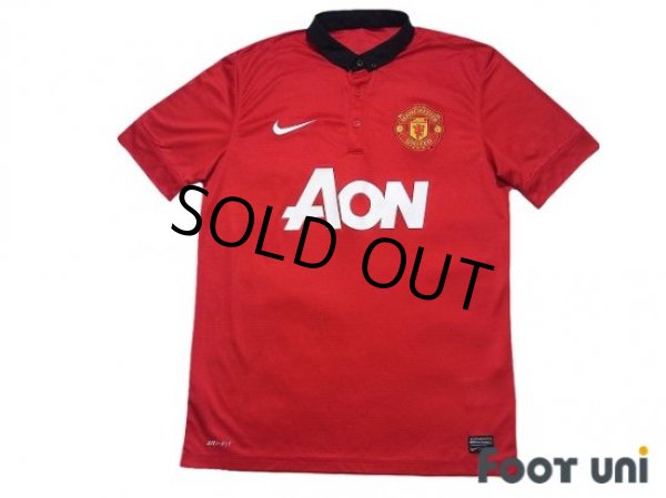 Photo1: Manchester United 2013-2014 Home Shirt (1)