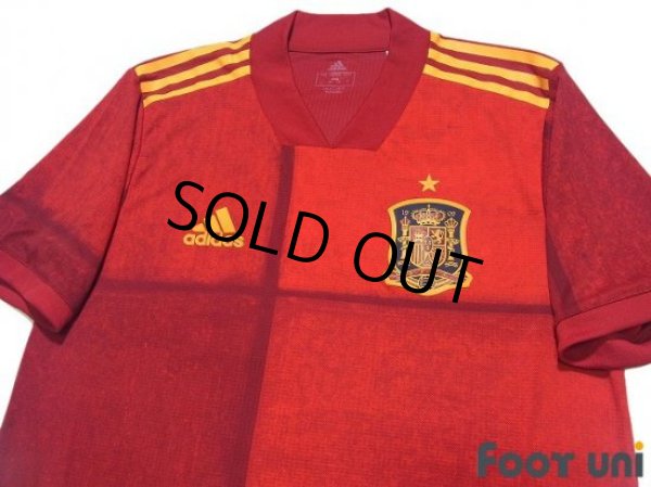 Photo3: Spain Euro 2020 Home Authentic Shirt (3)