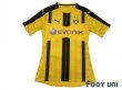 Photo1: Borussia Dortmund 2016-2017 Home Authentic Shirt (1)