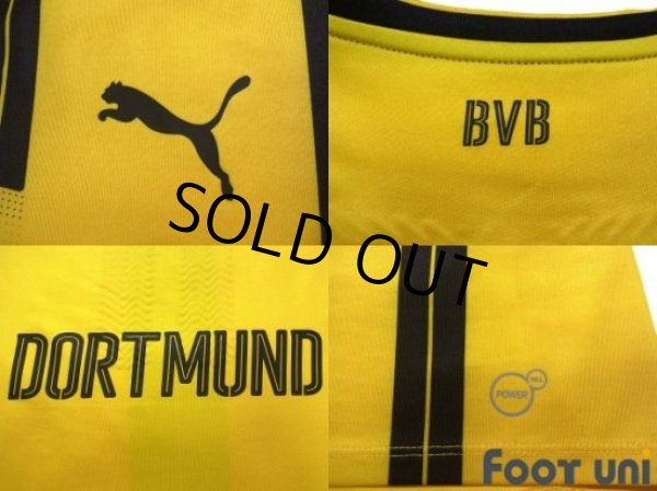Photo6: Borussia Dortmund 2016-2017 Home Authentic Shirt (6)