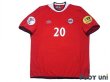 Photo1: Norway Euro 2000 Home Shirt #20 Solskjaer UEFA Euro 2000 Patch/Badge UEFA Fair Play Patch/Badge (1)