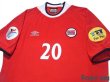 Photo3: Norway Euro 2000 Home Shirt #20 Solskjaer UEFA Euro 2000 Patch/Badge UEFA Fair Play Patch/Badge (3)