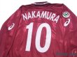 Photo4: Reggina 2002-2003 Home Long Sleeve Shirt #10 Shunsuke Nakamura Lega Calcio Patch/Badge (4)