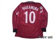 Photo2: Reggina 2002-2003 Home Long Sleeve Shirt #10 Shunsuke Nakamura Lega Calcio Patch/Badge (2)