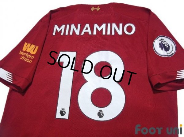 Photo4: Liverpool 2019-2020 Home Shirt #18 Takumi Minamino Premier League Patch/Badge (4)