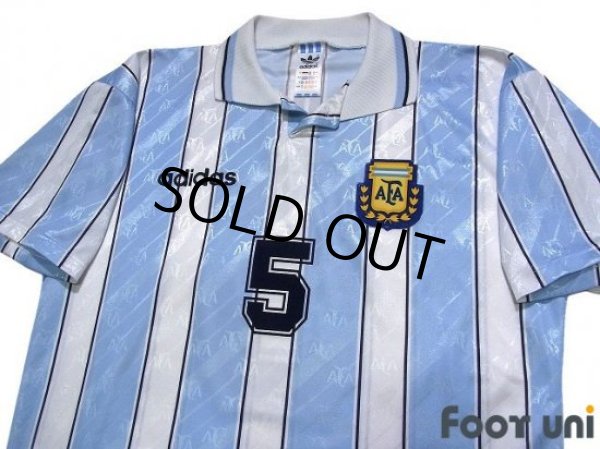 Photo3: Argentina 1994 Home Shirt #6 Fernando Redondo (3)