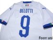 Photo4: Italy 2018 Away Shirt #9 Andrea Belotti (4)