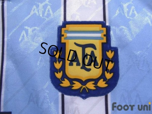 Photo6: Argentina 1994 Home Shirt #6 Fernando Redondo (6)