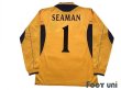 Photo2: England Euro 2000 GK Long Sleeve Shirt #1 David Seaman (2)