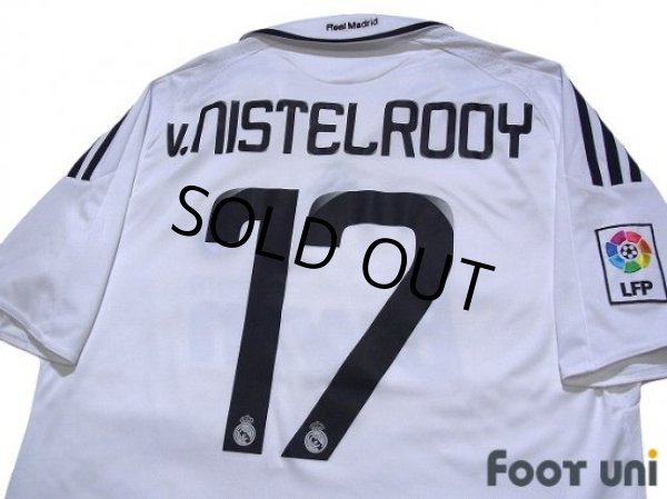 Photo4: Real Madrid 2008-2009 Home Shirt #17 Van Nistelrooy LFP Patch/Badge (4)