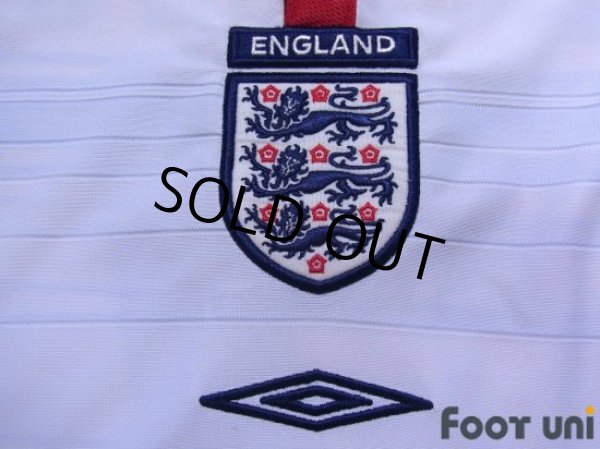 Photo6: England Euro 2004 Home Shirt #7 Beckham UEFA Euro 2004 Patch/Badge UEFA Fair Play Patch/Badge (6)