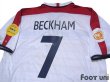 Photo4: England Euro 2004 Home Shirt #7 Beckham UEFA Euro 2004 Patch/Badge UEFA Fair Play Patch/Badge (4)