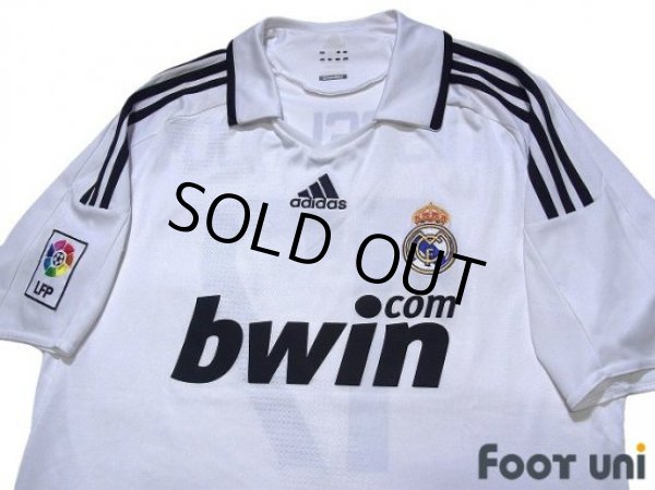 Photo3: Real Madrid 2008-2009 Home Shirt #17 Van Nistelrooy LFP Patch/Badge (3)
