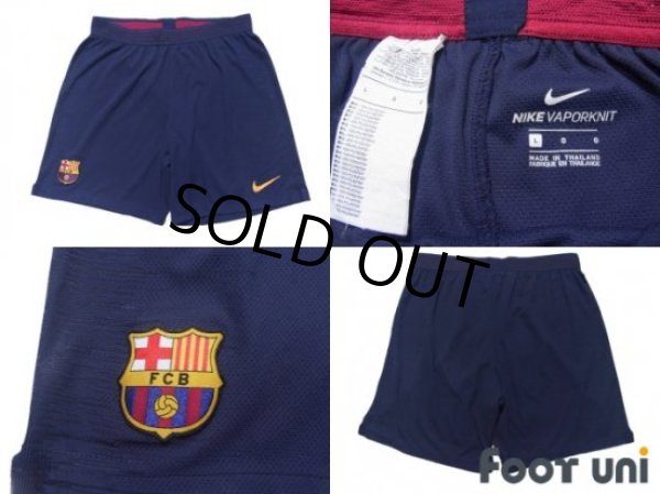 Photo7: FC Barcelona 2018-2019 Home Shirt and Shorts Set #10 Messi La Liga Patch/Badge (7)