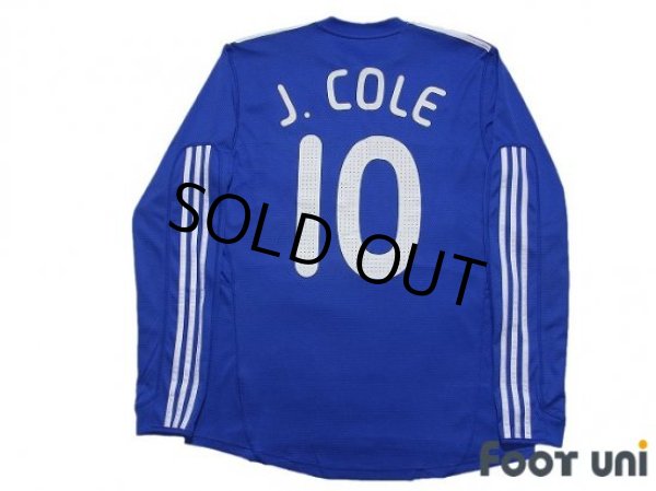 Photo2: Chelsea 2009-2010 Home Long Sleeve Shirt #10 Joe Cole (2)