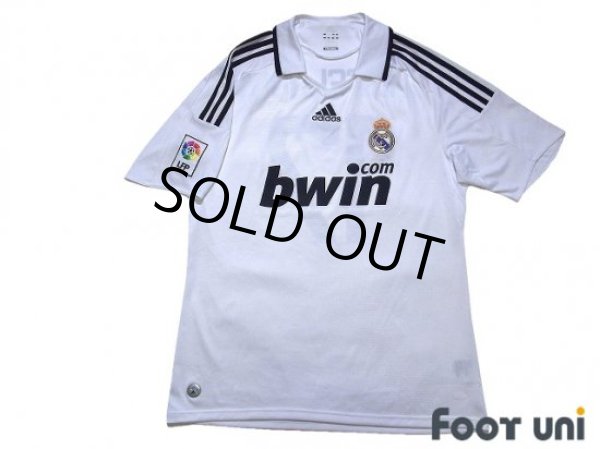 Photo1: Real Madrid 2008-2009 Home Shirt #17 Van Nistelrooy LFP Patch/Badge (1)