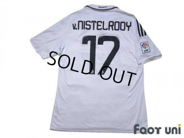 Photo2: Real Madrid 2008-2009 Home Shirt #17 Van Nistelrooy LFP Patch/Badge (2)