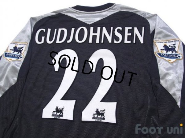 Photo4: Chelsea 2005-2006 3rd Long Sleeve Shirt #22 Guojohnsen Champions 2004-2005 BARCLAYS PREMIERSHIP Patch/Badge (4)