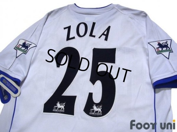 Photo4: Chelsea 2001-2003 Away Shirt #25 Zola The F.A. Premier League Patch/Badge w/tags (4)