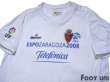 Photo3: Real Zaragoza 2007-2008 Home 75th anniversary Shirt (3)