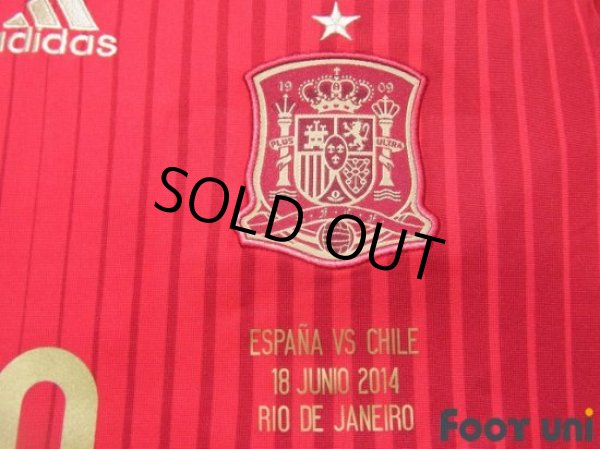 Photo6: Spain 2014 Home Shirt #19 Diego Costa FIFA World Cup Championship 2014 Patch/Badge (6)
