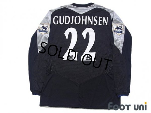 Photo2: Chelsea 2005-2006 3rd Long Sleeve Shirt #22 Guojohnsen Champions 2004-2005 BARCLAYS PREMIERSHIP Patch/Badge (2)