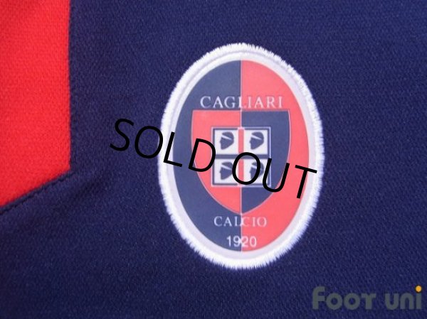Photo6: Cagliari 2003-2004 Home Shirt #10 Zola Lega Calcio Patch/Badge w/tags (6)