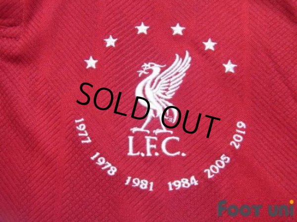 Photo5: Liverpool 2018-2019 Home Shirt CL Victory Commemorative Model w/tags (5)