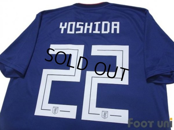 Photo4: Japan 2018 Home Shirt #22 Maya Yoshida w/tags (4)