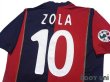 Photo4: Cagliari 2004-2005 Home Shirt #10 Zola Lega Calcio Patch/Badge w/tags (4)