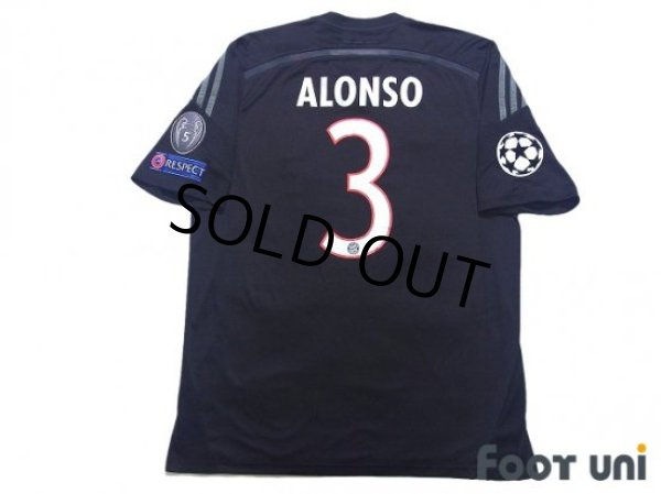 Photo2: Bayern Munchen2014-2015 3rd Shirt #3 Xabier Alonso Champions League Patch/Badge (2)