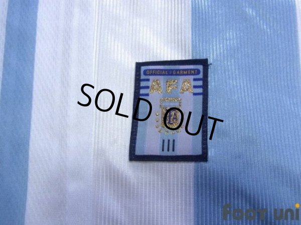 Photo6: Argentina 1998 Home Shirt (6)