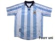 Photo1: Argentina 1998 Home Shirt (1)