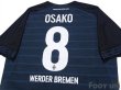 Photo4: Werder Bremen 2018-2019 Away Shirt #8 Yuya Osako (4)