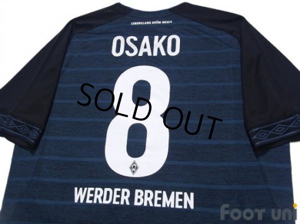 Photo4: Werder Bremen 2018-2019 Away Shirt #8 Yuya Osako (4)