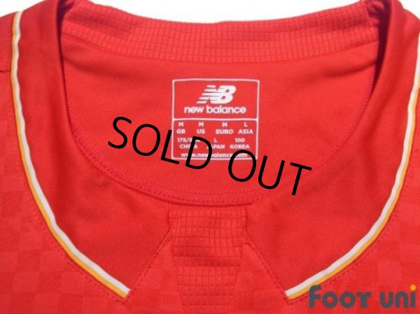 Photo5: Liverpool 2015-2016 Home Shirt #10 Coutinho EL Patch/Badge (5)