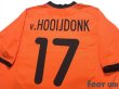 Photo4: Netherlands Euro 2000 Home Shirt #17 Van Hooijdonk (4)