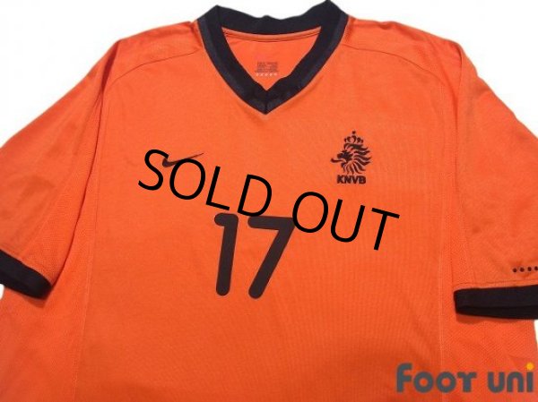 Photo3: Netherlands Euro 2000 Home Shirt #17 Van Hooijdonk (3)