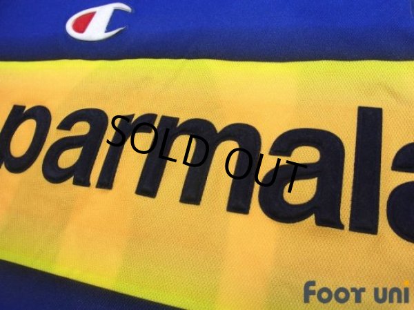 Photo7: Parma 2002-2003 Home Shirt #10 Hidetoshi Nakata Lega Calcio Patch/Badge (7)