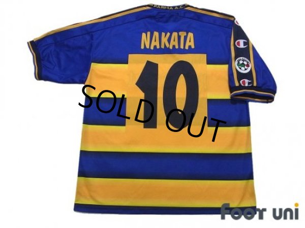 PARMA A.C【10 Hidetoshi Nakata】Santal XL Parma AC 2001-02 Home shirt XL #10 Hidetoshi Nakata