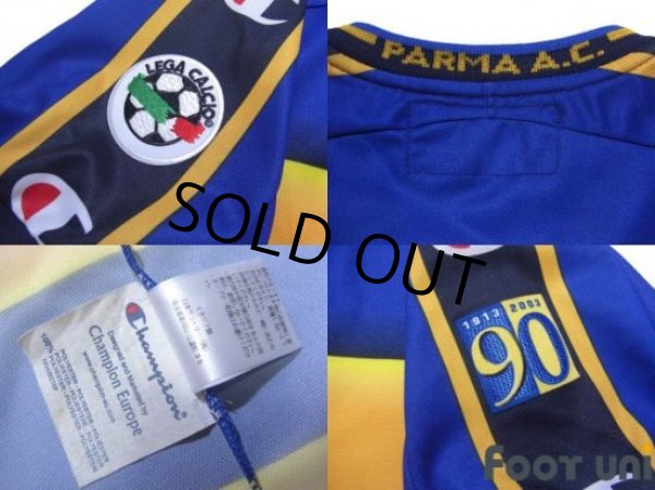 Photo8: Parma 2002-2003 Home Shirt #10 Hidetoshi Nakata Lega Calcio Patch/Badge (8)