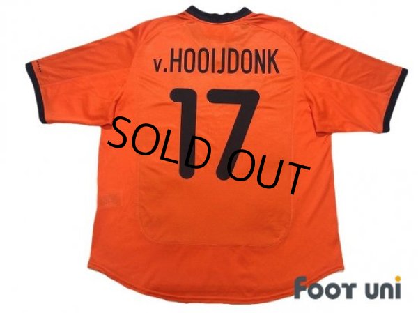 Photo2: Netherlands Euro 2000 Home Shirt #17 Van Hooijdonk (2)