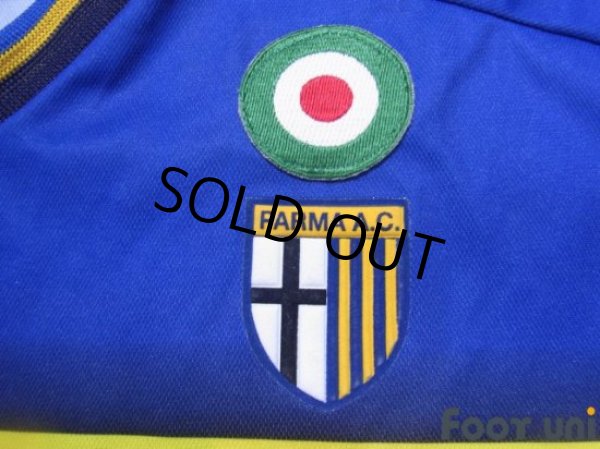 Photo6: Parma 2002-2003 Home Shirt #10 Hidetoshi Nakata Lega Calcio Patch/Badge (6)