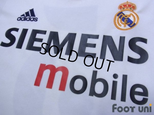 Photo6: Real Madrid 2002-2003 Home Shirt #5 Zidane Centenario Patch/Badge LFP Patch/Badge (6)