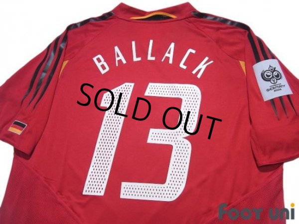 Photo4: Germany 2004 Third Shirt #13 Ballack FIFA World Cup Germany 2006 Qualifying Patch/Badge (4)