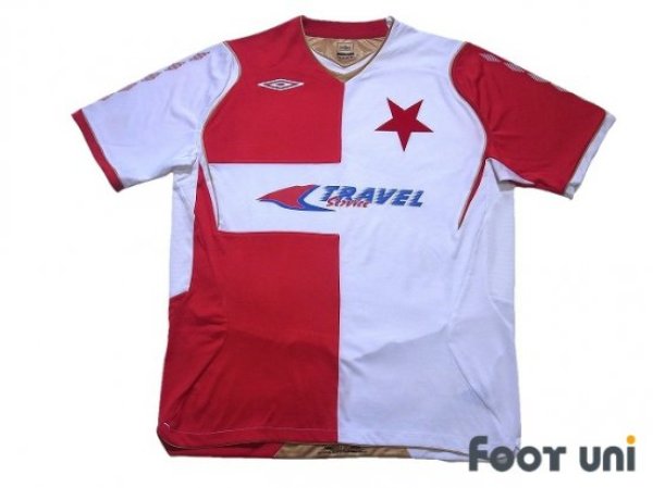 Photo1: Slavia Praha 2008-2009 Home Shirt (1)