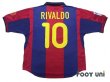 Photo2: FC Barcelona 2000-2001 Home Shirt #10 Rivaldo LFP Patch/Badge (2)