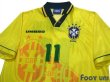 Photo3: Brazil 1995 Home Shirt #11 Romario (3)