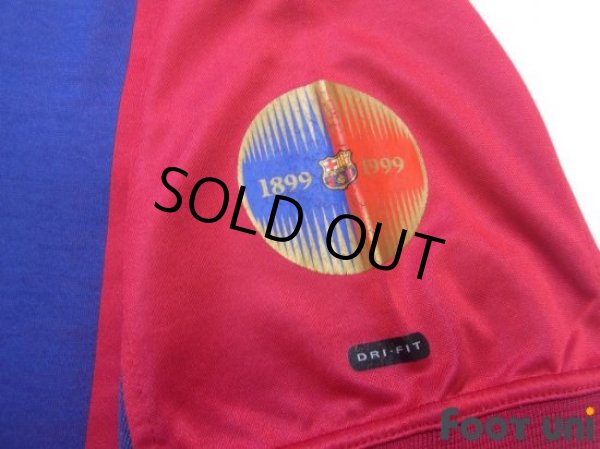 Photo6: FC Barcelona 2000-2001 Home Shirt #10 Rivaldo LFP Patch/Badge (6)