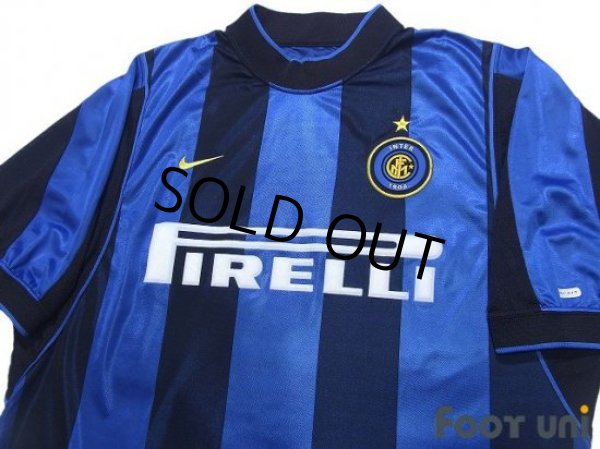 Photo3: Inter Milan 2000-2001 Home Shirt #9 Ronaldo (3)